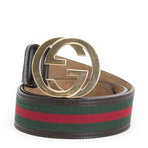 cheap authentic gucci belt green red|gucci belt with snake buckle.